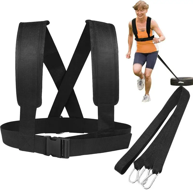 Vest Lumbar Back Belt Sprint Interval Fitness Sport Bodybuilding Exercise Running Resistance Bands Workout Gym Equipment