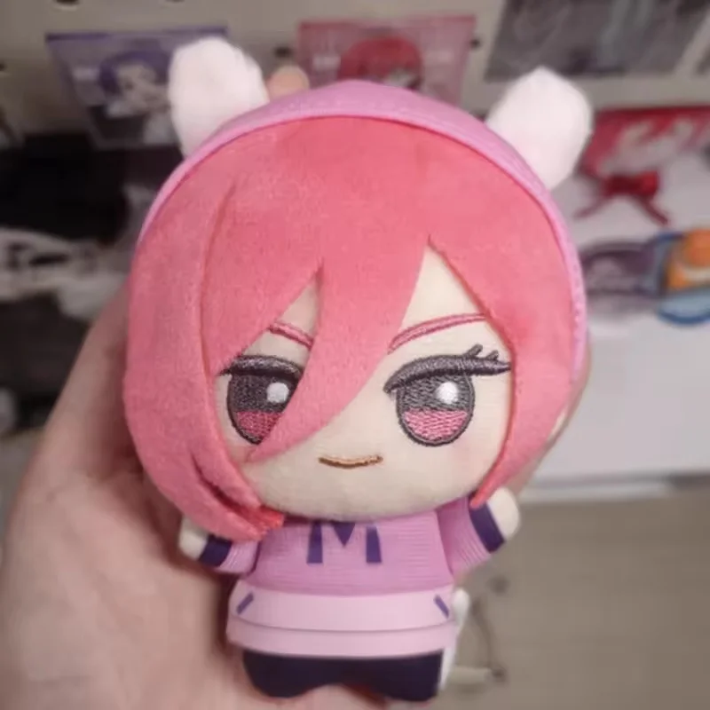 Bandai Original 10cm Blue Lock Bunny Vol.1 & Vol.2 Isagi Yoichi Nanase Cute Doll Keychain Pendant Fluffy Maumet Collectible Toy