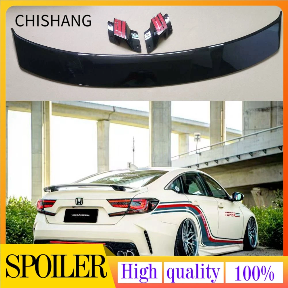 

New Car Rear Spoiler Wing Lip For Honda Accord 10th 2018-2022 F Style Rear Trunk Spoiler Lip Rear Wing Lip Trunk Spoiler