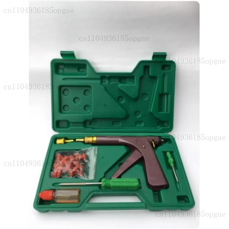 For Auto Bike Tubeless Tire Repair Puncture Plug Garage Motorcycle Vacuum Tire Repair Gun Car Tire Block Air Leaking Kit