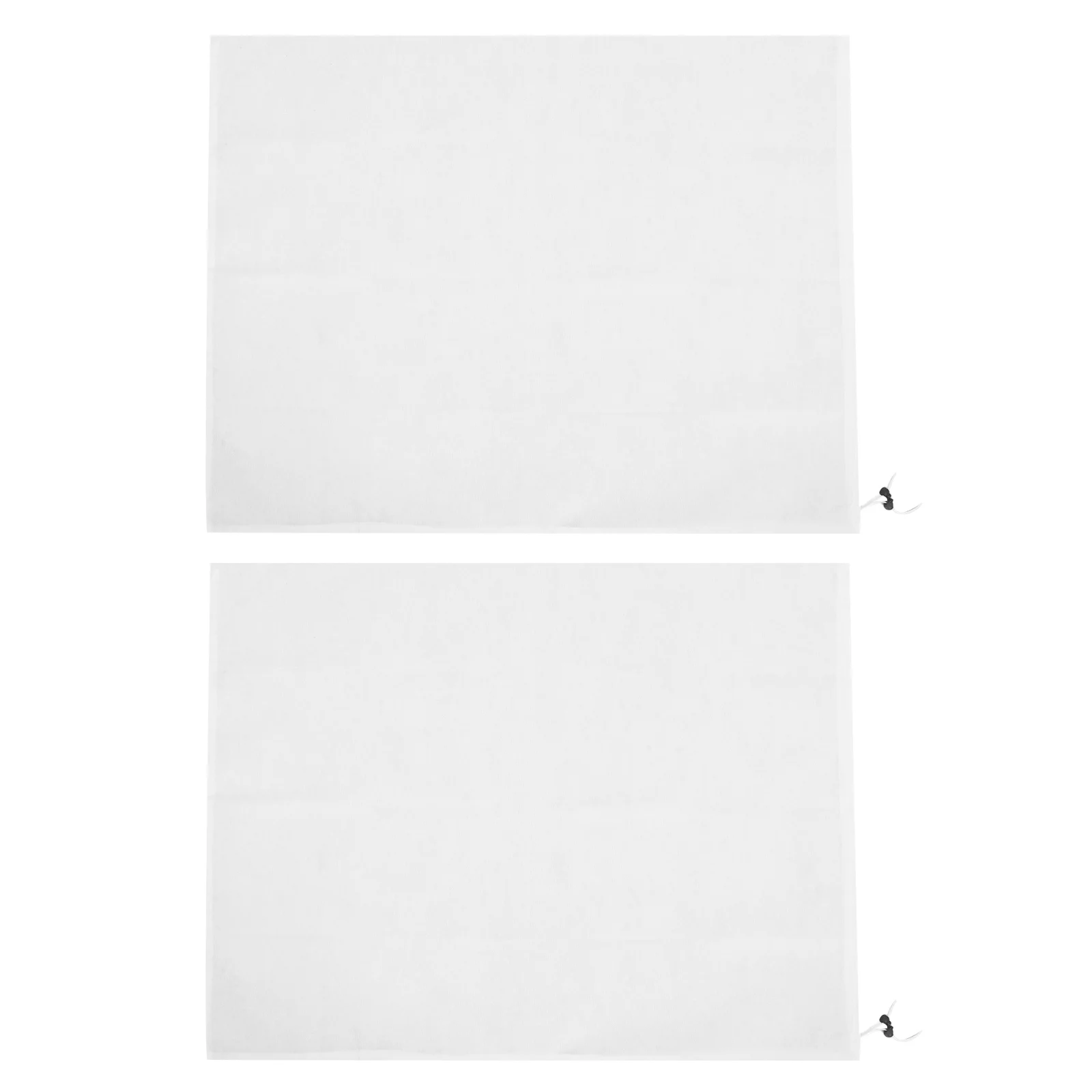 

2pcs Non-Woven Fabric Drawstring Plant Covers Freeze Protection For Outdoor Plants Winter Garden Shrubs Fruit Trees Covers