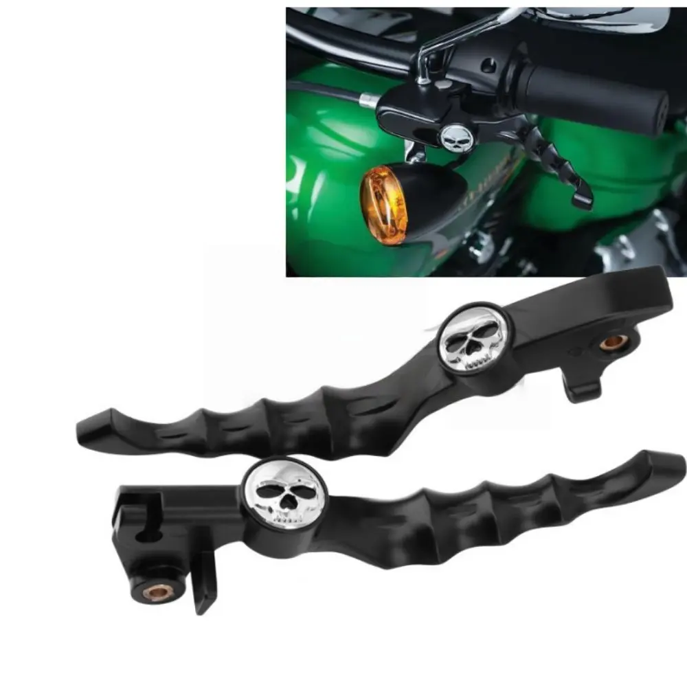 

Black Skull Zombie Brake Clutch Levers Universal Motorcycle Accessories For Yamaha Bolt 950 XV950 XVS 950 R/C SPEC 2013-2021