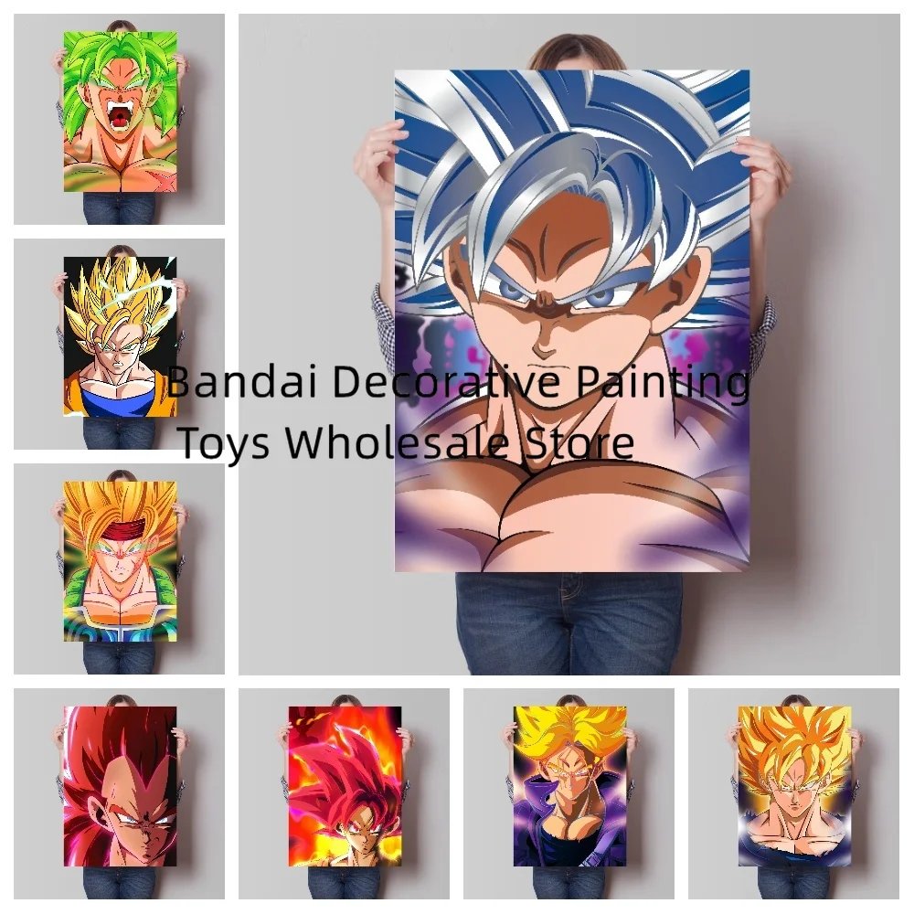 Classic Anime poster Seven Dragon Ball personaggi Goku Gift Art Room Home regali di compleanno pittura modulare decorazione dipinti