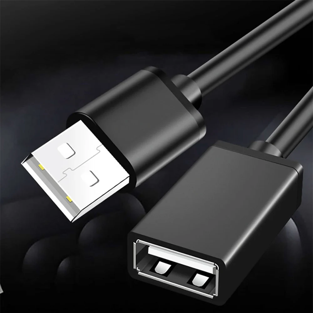 2.0 Extension Cable 1.5m/ /5m Wire Data Transmission Line For Smart TV USB To USB Extension Cable For Display Projector