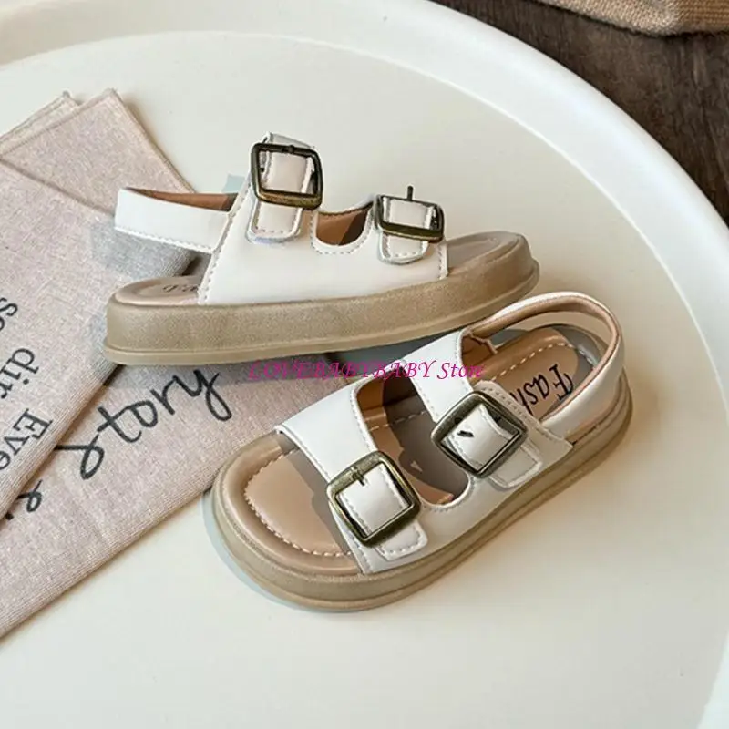 

Boy & Girls Sandals with Removable Heel Strap Comfortable for Easy Wear 4XBC