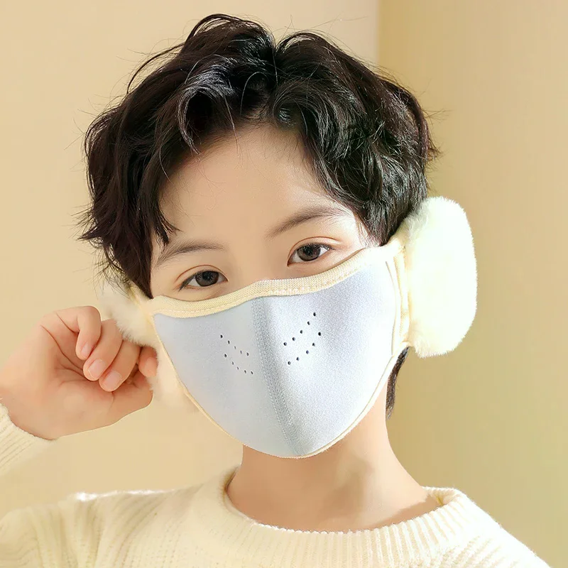 Универсальные милые теплые толстые ветрозащитные наушники с героями мультфильмов для мужчин и женщин