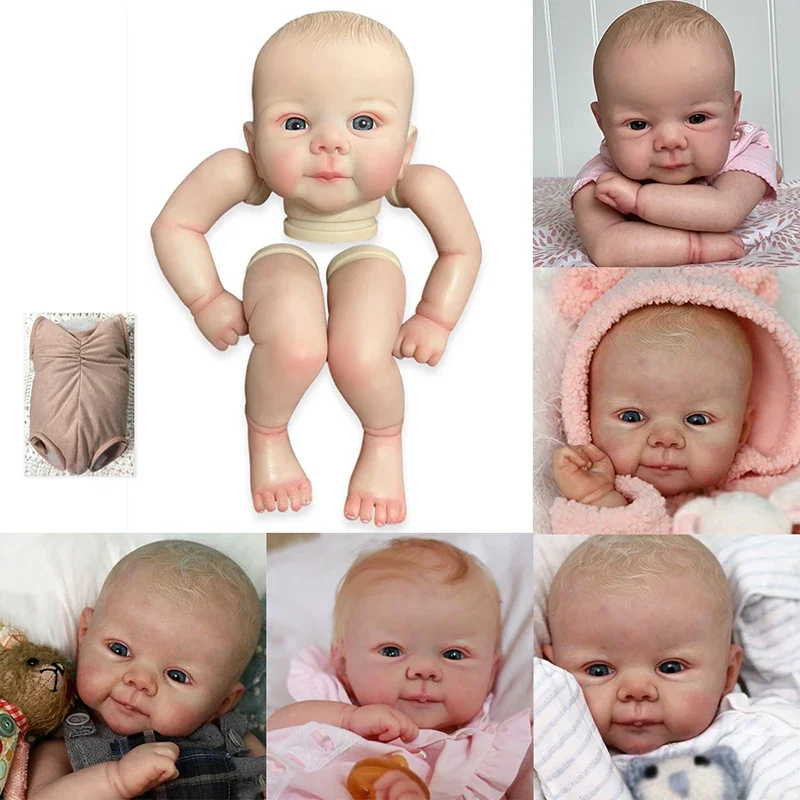 

19inch Juliette Finished Doll Size Already Painted Kits Very Lifelike Baby Doll with Many Details Veins and Cloth Body Included