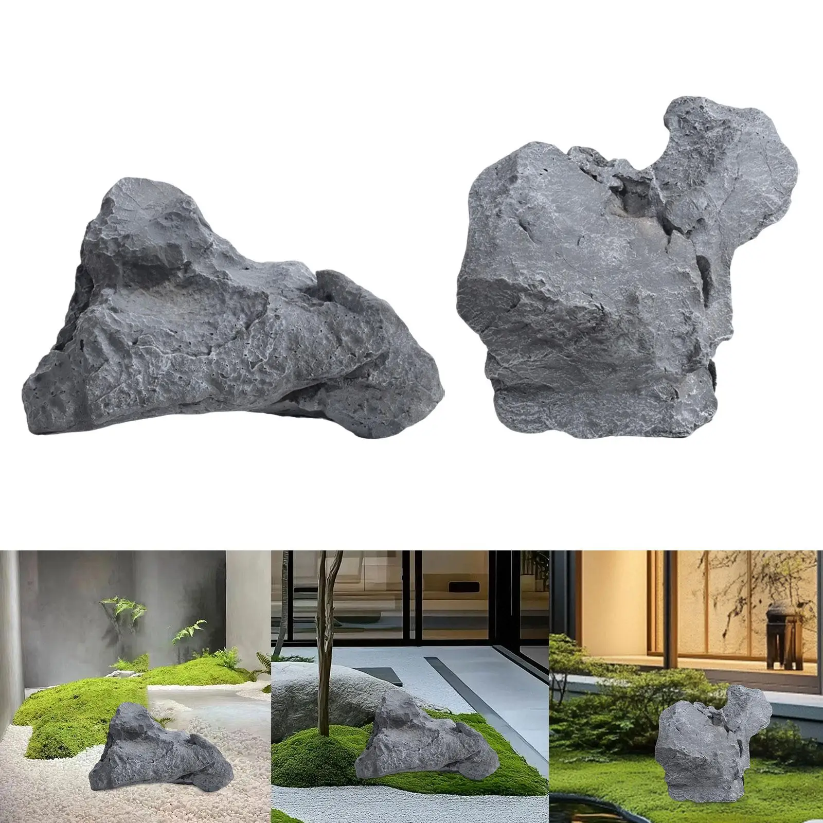 

Fake Rock Foam Versatile Crafts Landscape Decoration for Patio