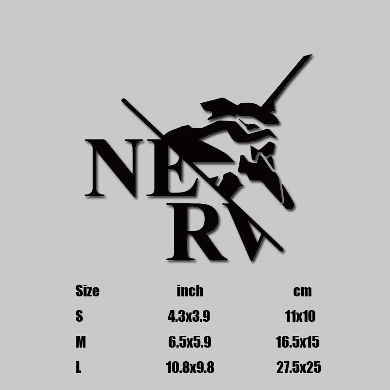 NERV stickers,JAPAN ROBOT for cartoon lover,for a Unique and Personalized Look,high quality sticker for cars trucks motorcycles