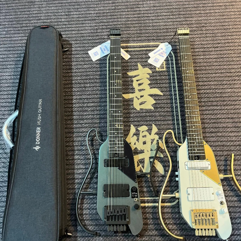38 Lock Tech Zero Design Rock Starter Portable Headless Electric Guitar