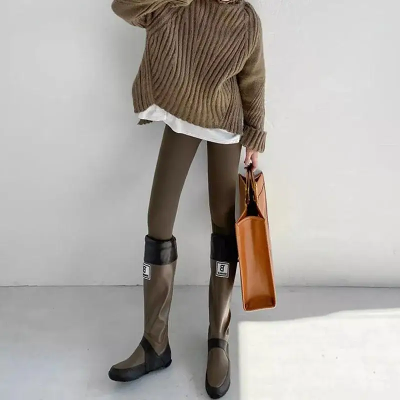 ay ark السراويل عالية الخصر Fce اصطف المرأة Fitn اليوغا السراويل طماق رقيقة الساق ملابس خارجية للخريف حجم صغير