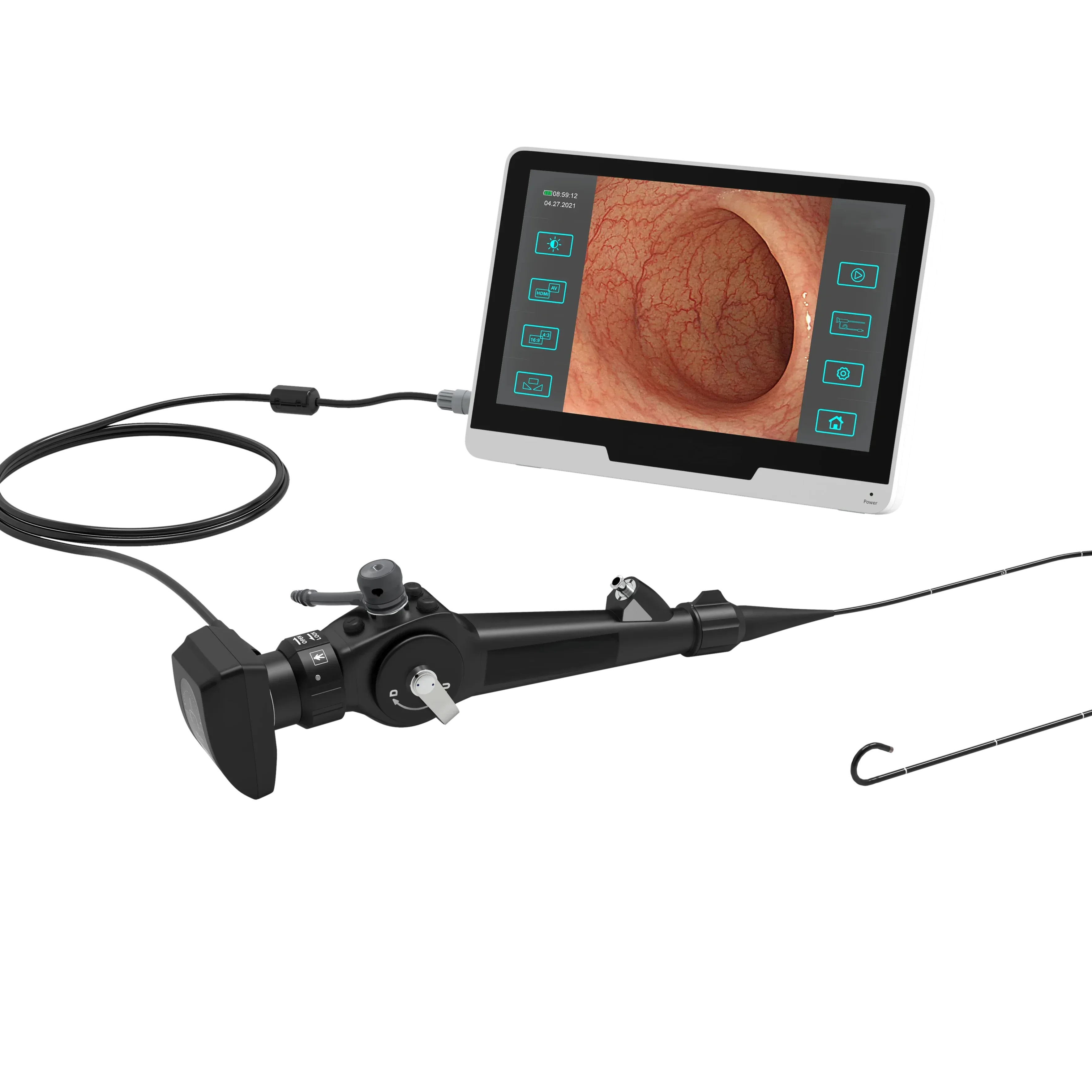 Clinical    Portable   Endoscope Equipment Medical Use Portable Veterinary Endoscope with Touch Screen