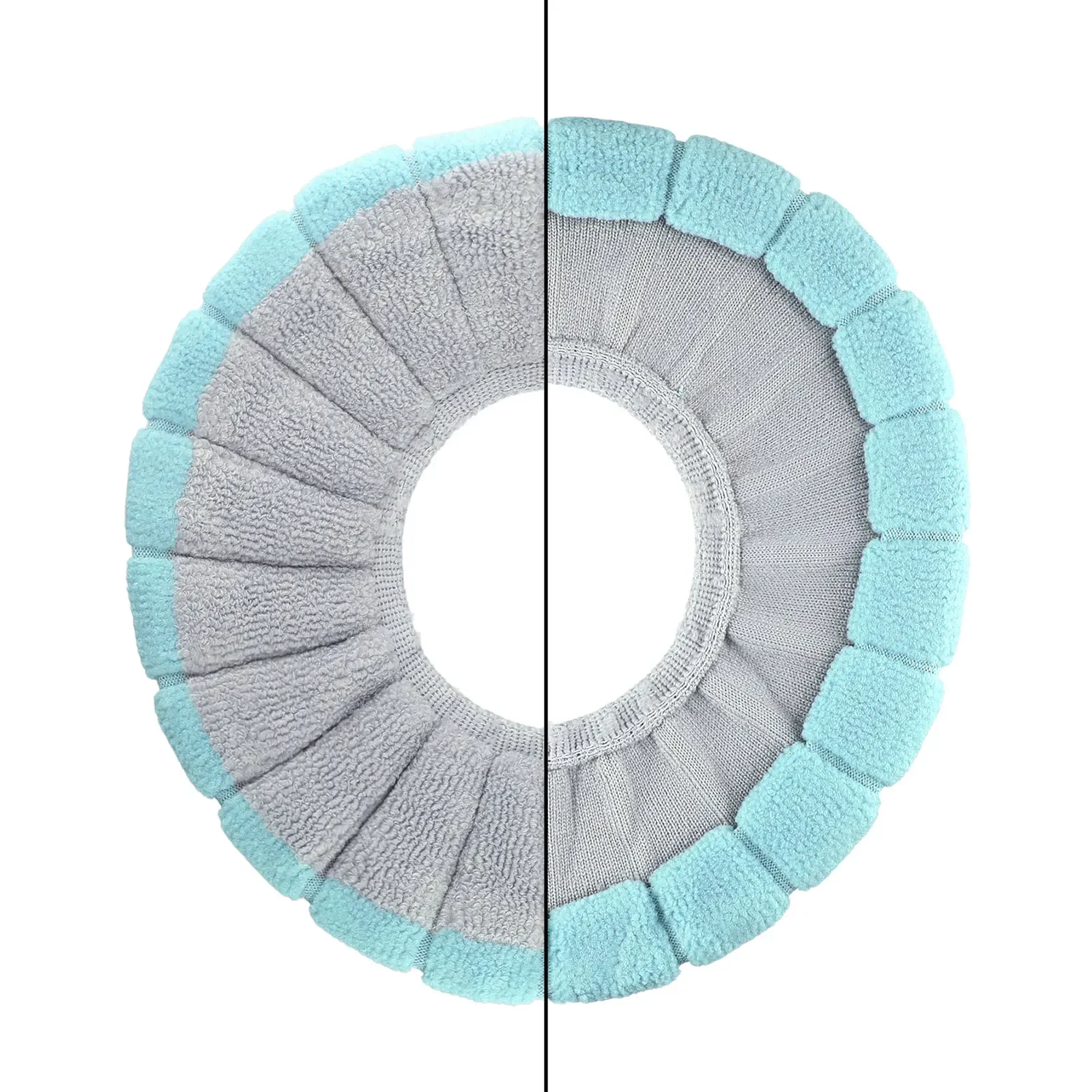 Winter Warm Toilet Seat Cover Mat Bathroom Toilet Pad Thicker Soft Washable Closestool Cover Lid Mat Bathroom Accessories