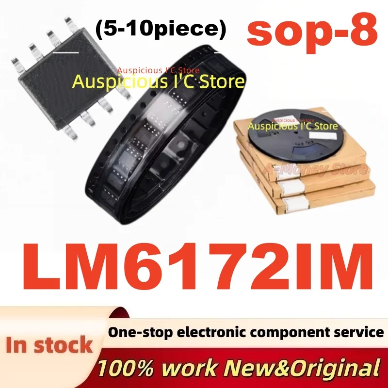 (5-10pcs) LM6172IMX/NOPB LM6172 LM6172IMX LM6172IM SOP-8