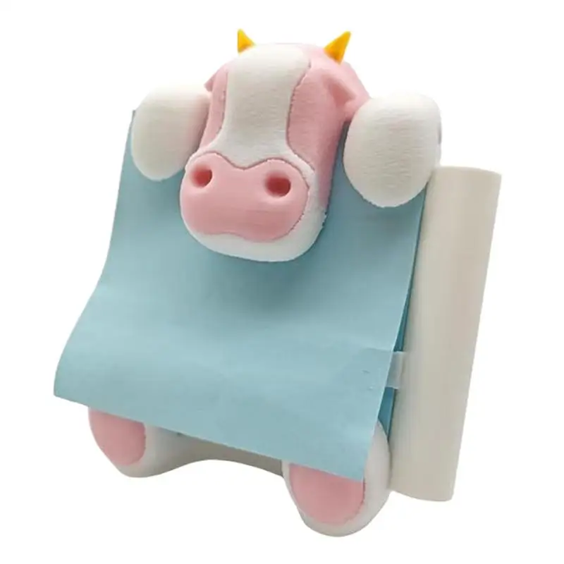 

Desk Note Holder Sticky Note Holder In Cow Shape Back To School Supplies Pop Up Sticky Note Dispenser Tabletop Decor For Home