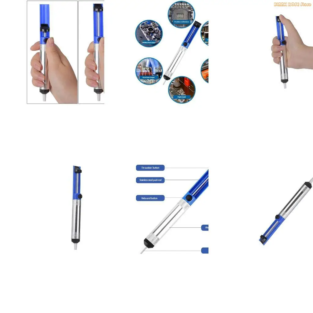 

K1AE Manual Solder Tin Sucker Vacuum Soldering Remove Pumps Desoldering Device