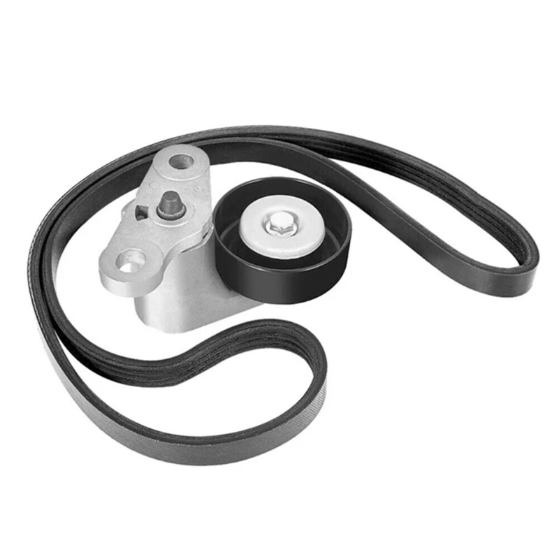 Heavy Duty Automotive Low Noise Air Conditioning Belt Tensioner With Belt For 1500 2500 19311139 38159 ACK040378HD