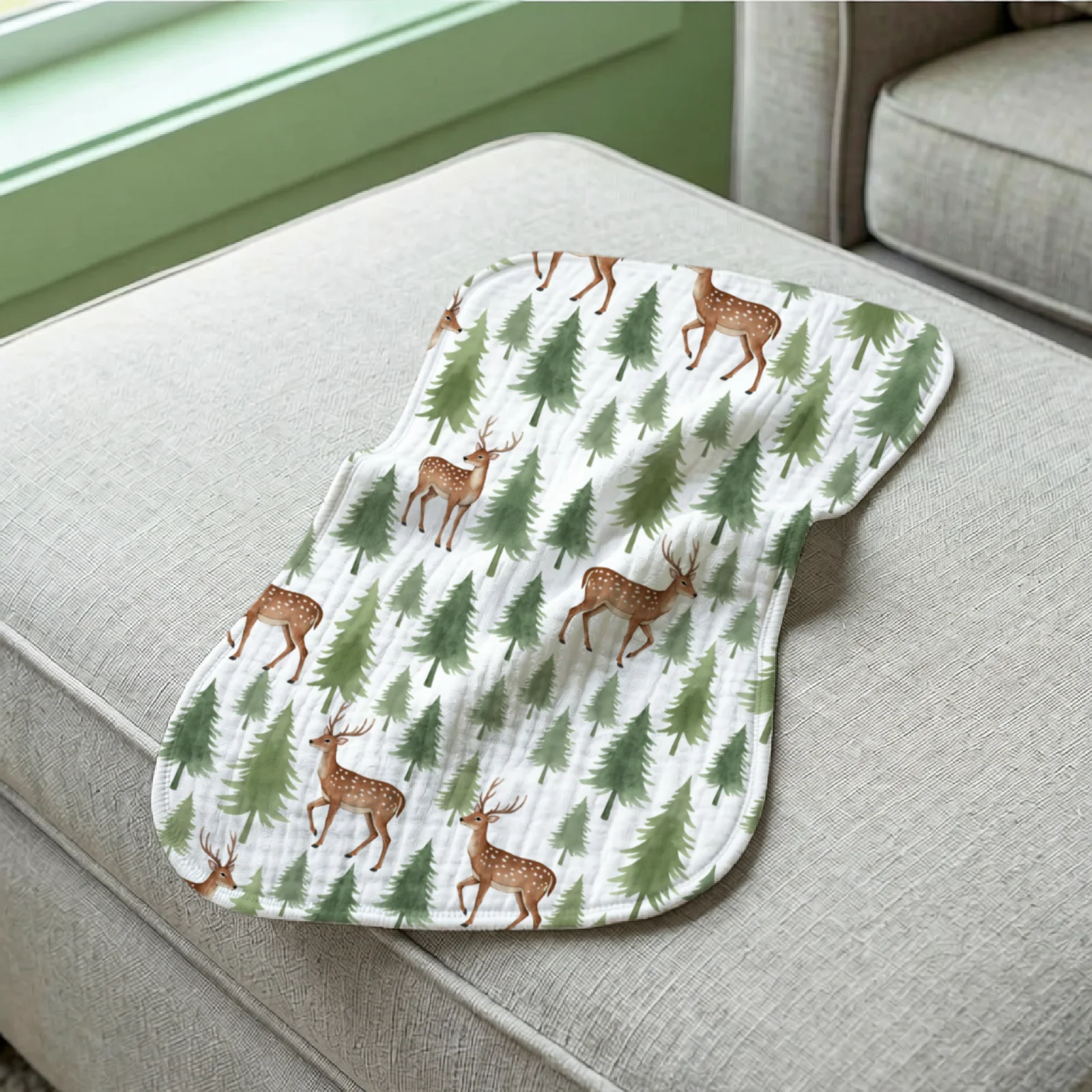 Kit 6 Panos de Boca Respirávei - Baby Nursery Animal Theme avaliação e preço