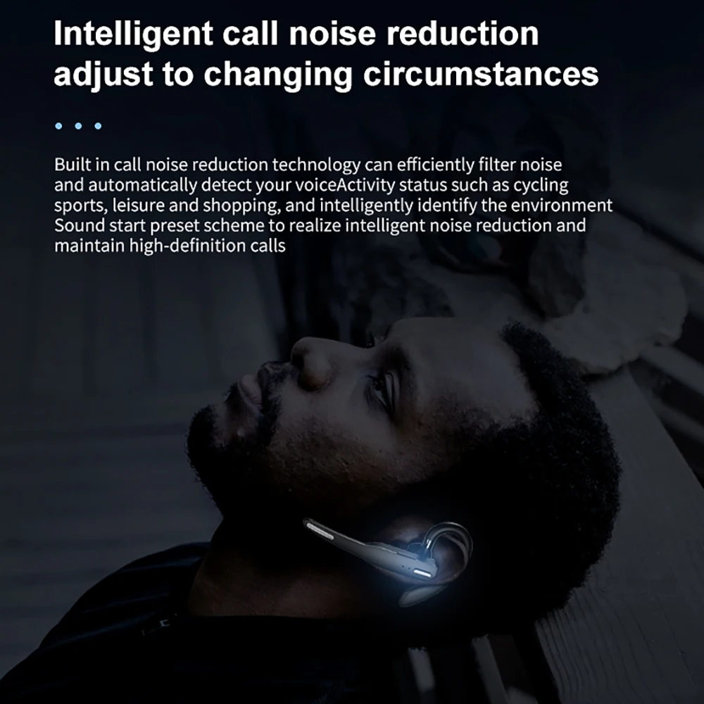 Écouteurs Bluetooth sans fil avec micro intégré, appel HD, mini téléphone de sauna, casque de sport stéréo à une oreille, suppression du bruit pour la conduite, nouveau