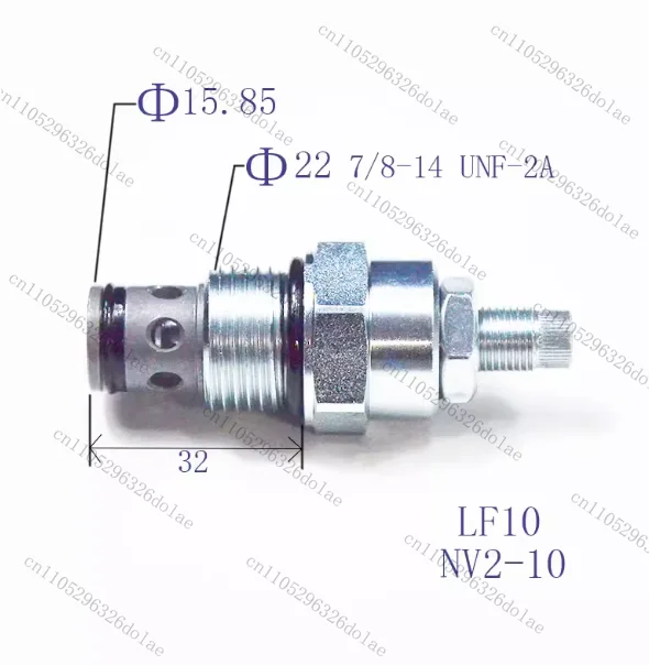 1pcs Threaded Insert Dual-way Throttle Valve LF10-00/NV2-10 Hydraulic Valve view 3