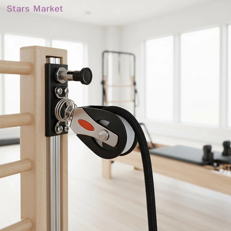 New Marine Rigging Boat Stainless Steel Nylon Pulley Wheel Yacht Mast Outhaul Pilates Reformer Fitness Cable Machine Pulley