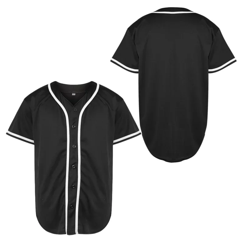 

New Men's Baseball Uniform Sport Summber Baseball Jersey Breathable Shirt Loose Baseball T-shirts for men