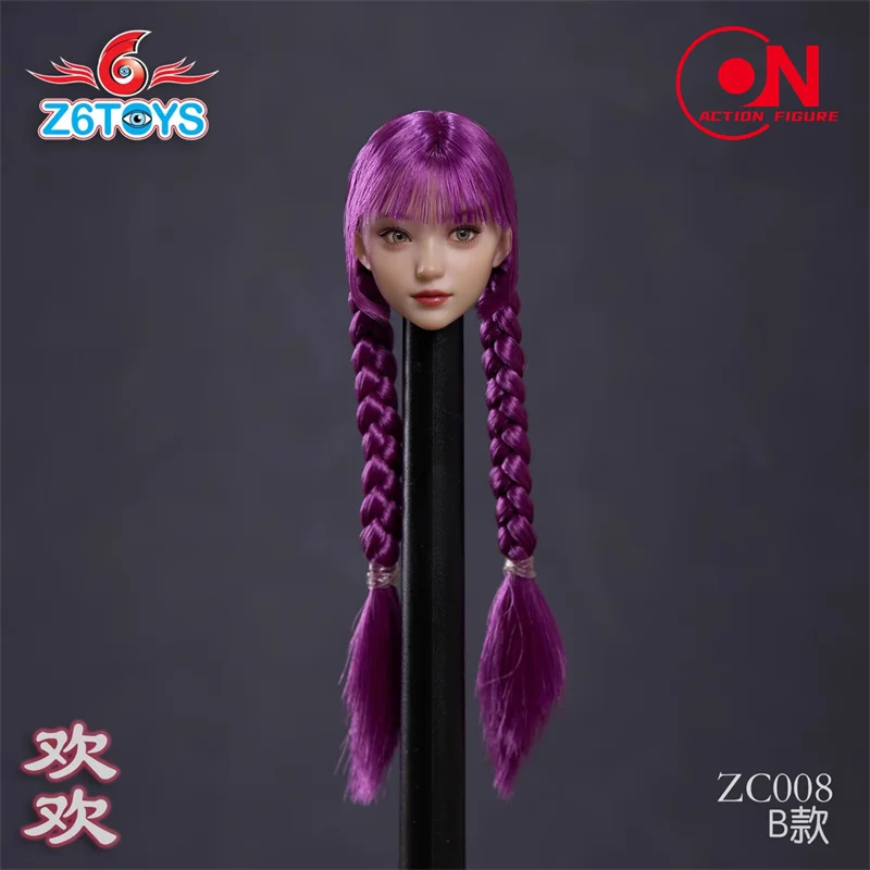 Z6TOYS ZC008 1/6 สาว Huanhuan หัว Sculpt พร้อม Movable Eyes รุ่น 12 ''TBL ซีดทหารหญิง Action Figure Body
