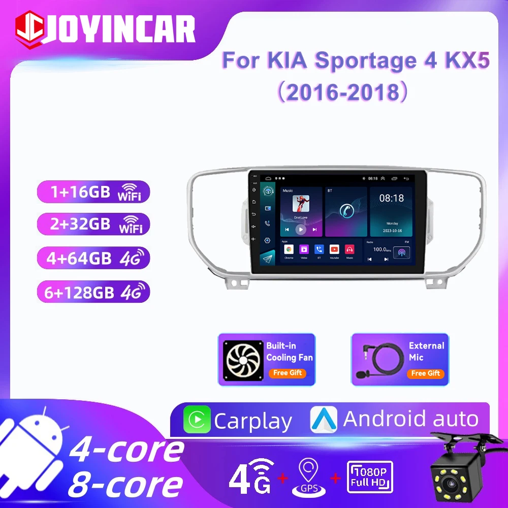 

Android 13 Carplay Car Radio For KIA Sportage 4 KX5 2016-2018 2din DSP Navigation GPS Stereo Multimedia Video Player Head Unit