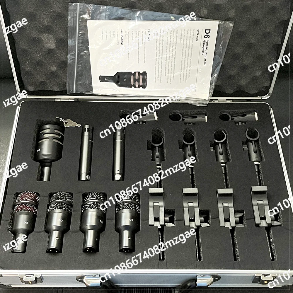 Professional Drum Microphone Kit Musical Instrument 7 Pcs Mic for Drum Set Professional
