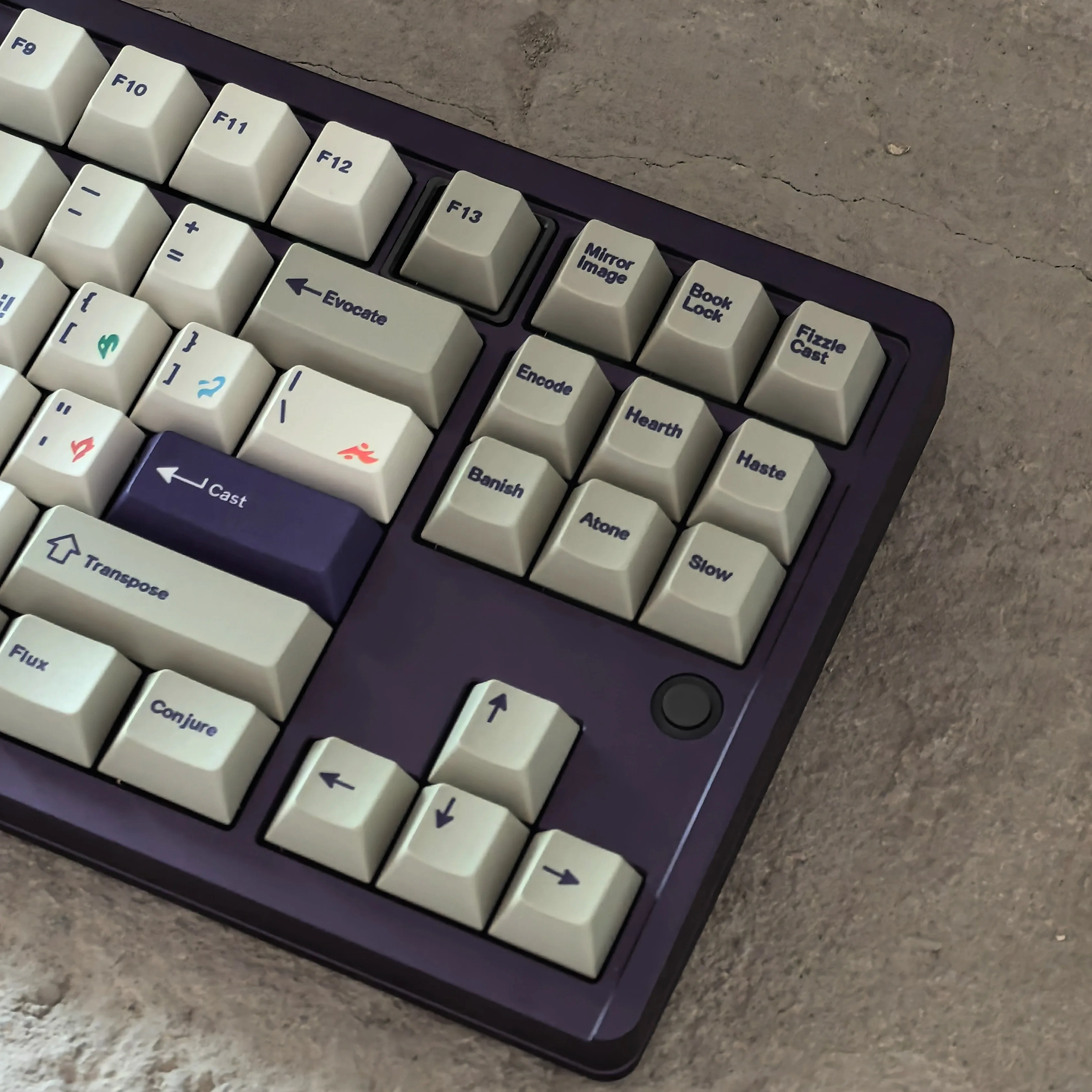 YV Keycaps|Spellbook Theme PBT original mechanical keyboard thermal sublimation customized full set