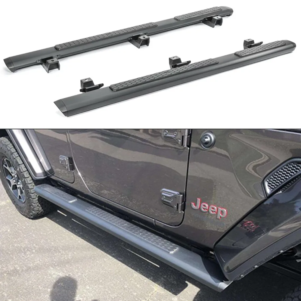 

Aluminum Alloy 4 Door Pedal Side Step For Jeep Wrangler JL 2018+ JL1086