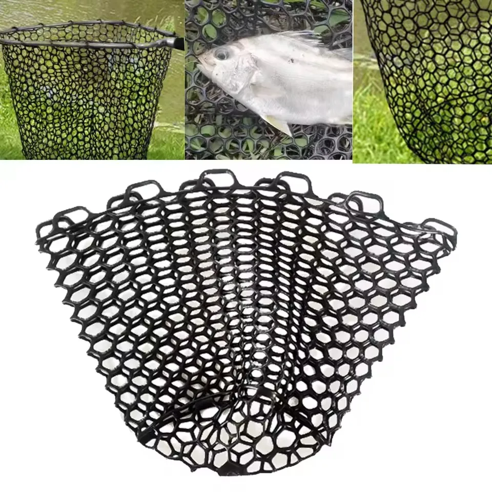 

Depth 30cm Folding Silicone Fishing Net Mesh Durable Saltwater Outdoor Fishing Tool Accessories Fishing Gear for Freshwater