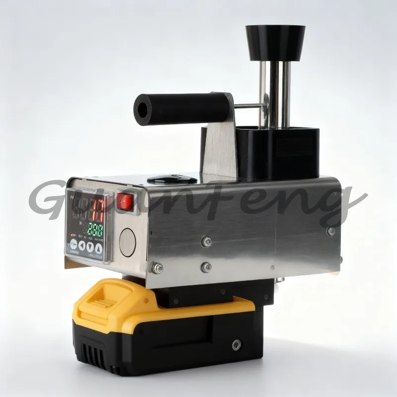 Cordless battery powered oxalic acid sublimator, portable oxalic acid evaporator and dispenser