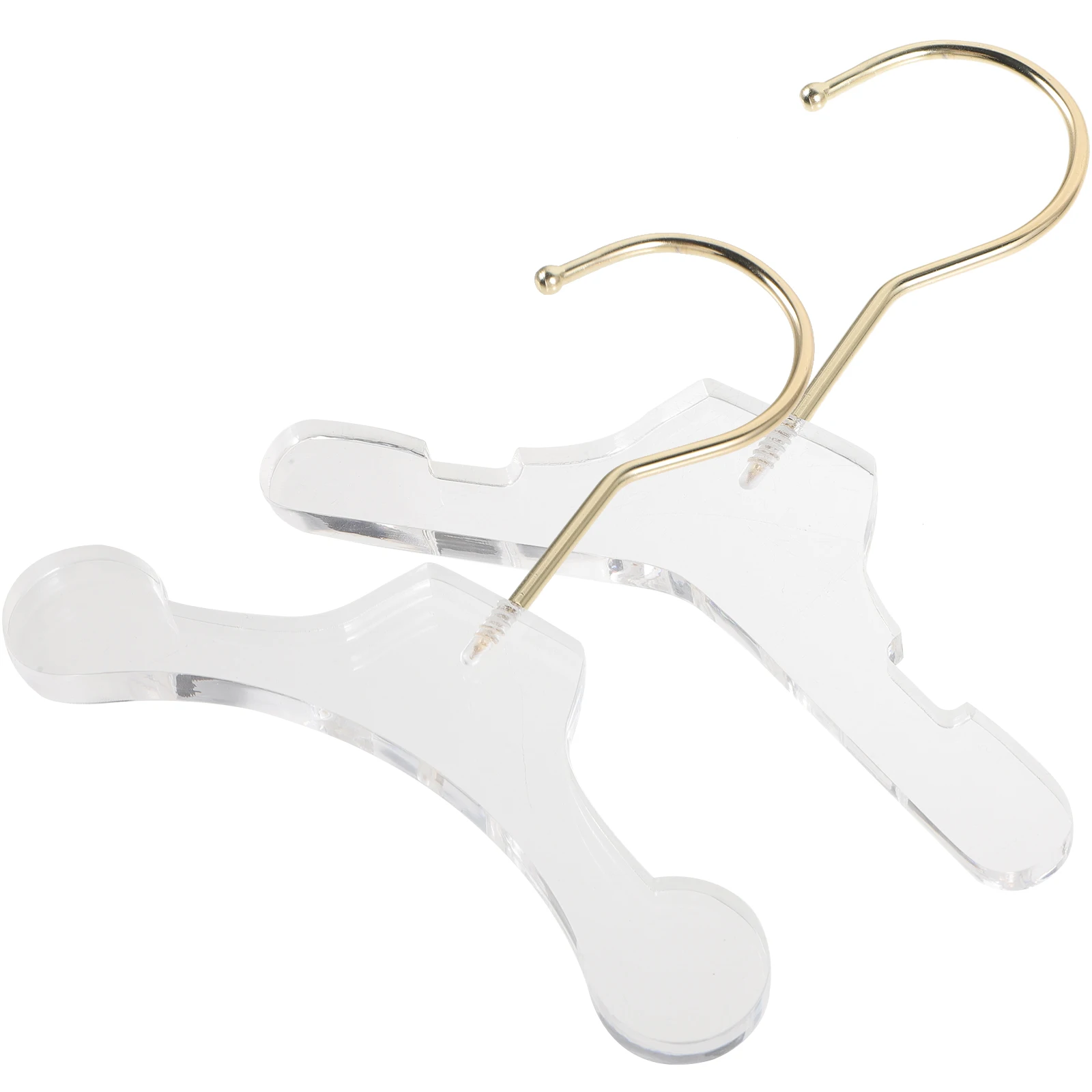 

2 Pcs Pet Hanger Small Clothes Hangers Dog Clothing Dress for Rack Coat Baby
