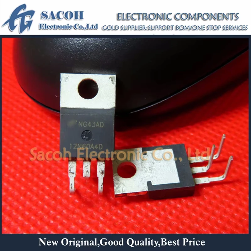 

New Original 10Pcs/Lot HGTP12N60A4D 12N60A4D TO-220 54A 600V Power IGBT Transistor In Stock