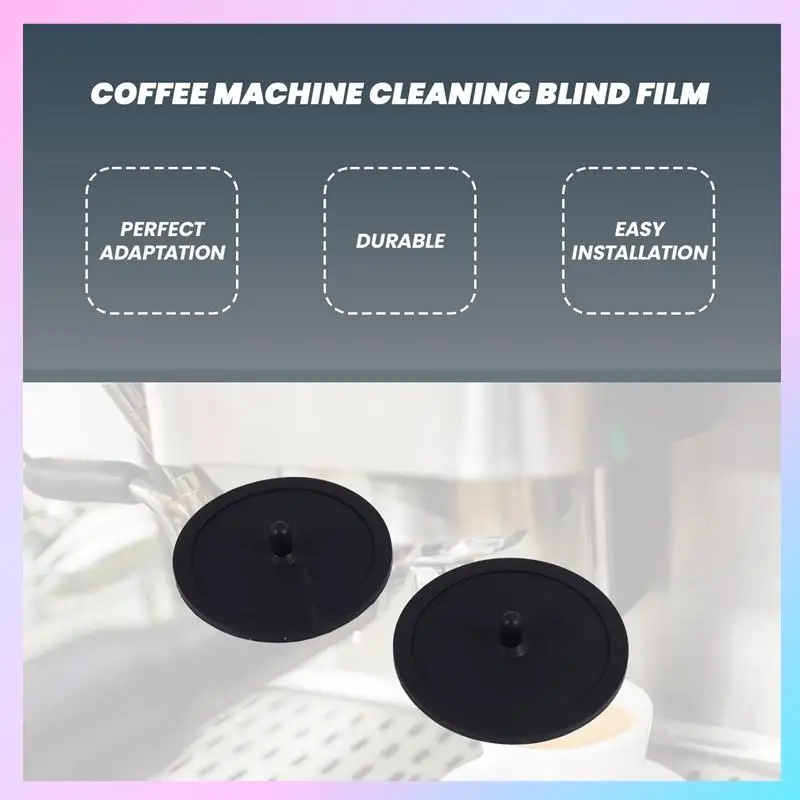 ABRG-2 шт. глухой фильтр, резиновый диск обратной промывки для эспрессо-машин, прокладка для заварочной головки, обратная промывка