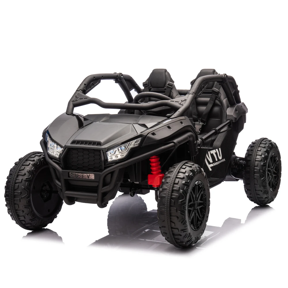 24V Two-seater Kid's Ride-on UTV with Parental Controls and 400W of Power for Children Aged 3+.