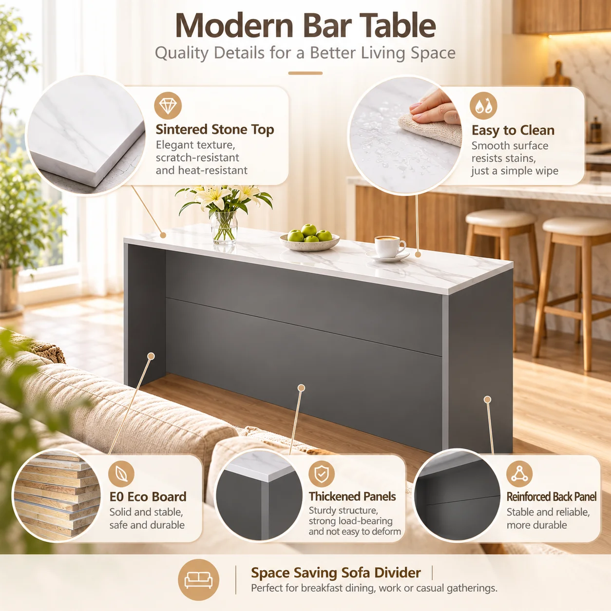 AOLIVIYA Narrow Bar Table Mode - Commercial Kitchen And Bar review and price