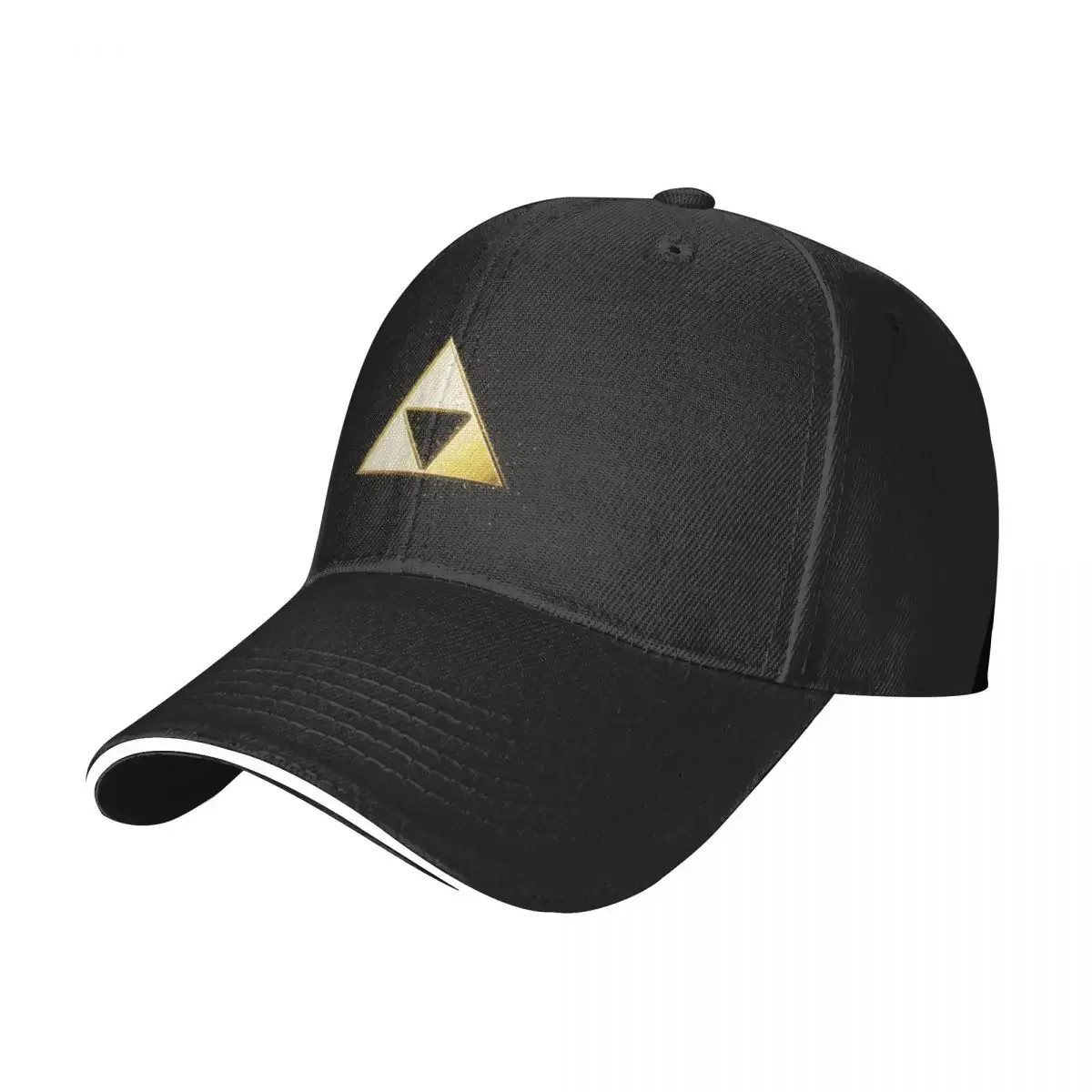 Gold Triforce Glitter Paint SplatterCap Baseball Cap Rugby Mountaineering Military Cap Man Mens Tennis Women's