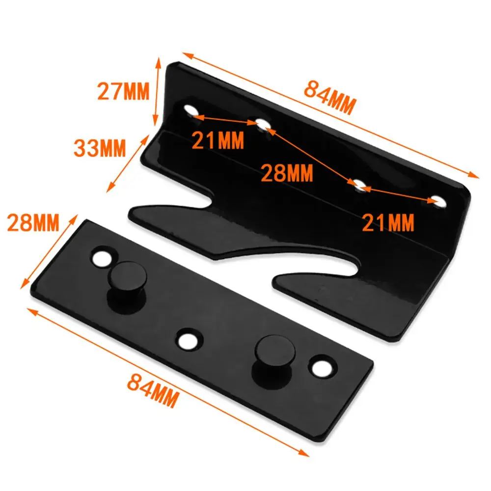 4 Set Möbel feste Verbindung Ecke Multifunktions-Betts chiene Haken Bett Scharnier Schnapp verbinder Halterung