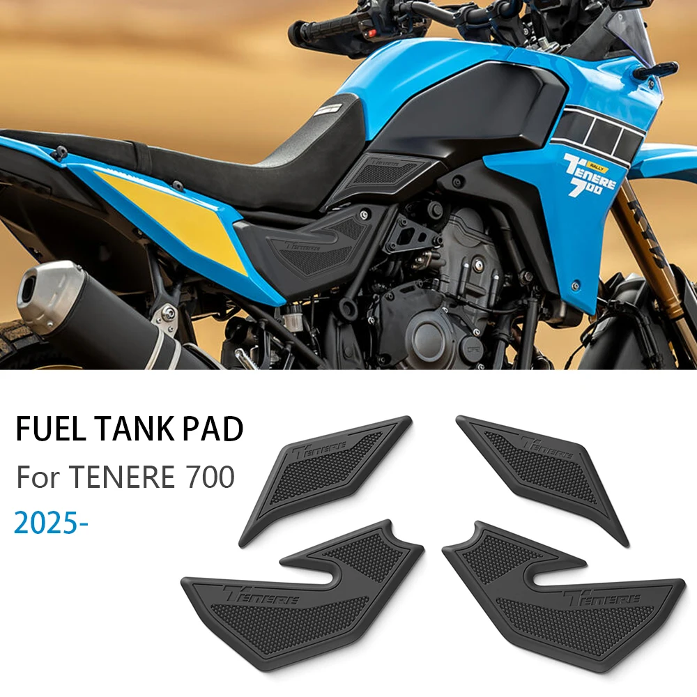 

For YAMAHA TENERE 700 Tenere 700 Rally 2025 NEW Motorcycle Fuel Tankpad Protector Stickers Knee Grip Traction Pad Protection
