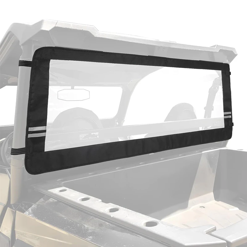 Soft Rear Windshield for Ranger UTVs for Polaris Ranger 1000/Crew (2020-2024) XP 1000/Crew XP 1000  XP 900 Crew XP 900