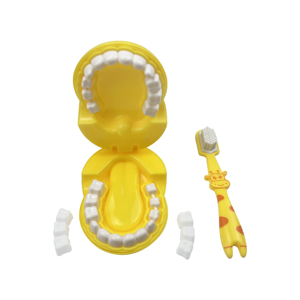 Giraffe Zähne Pinsel Demo Zähne Lehre Modell Modell Zähne Modell Für Kinder Früh Lernen Kinder Dental Geschenke Spielzeug für Childr