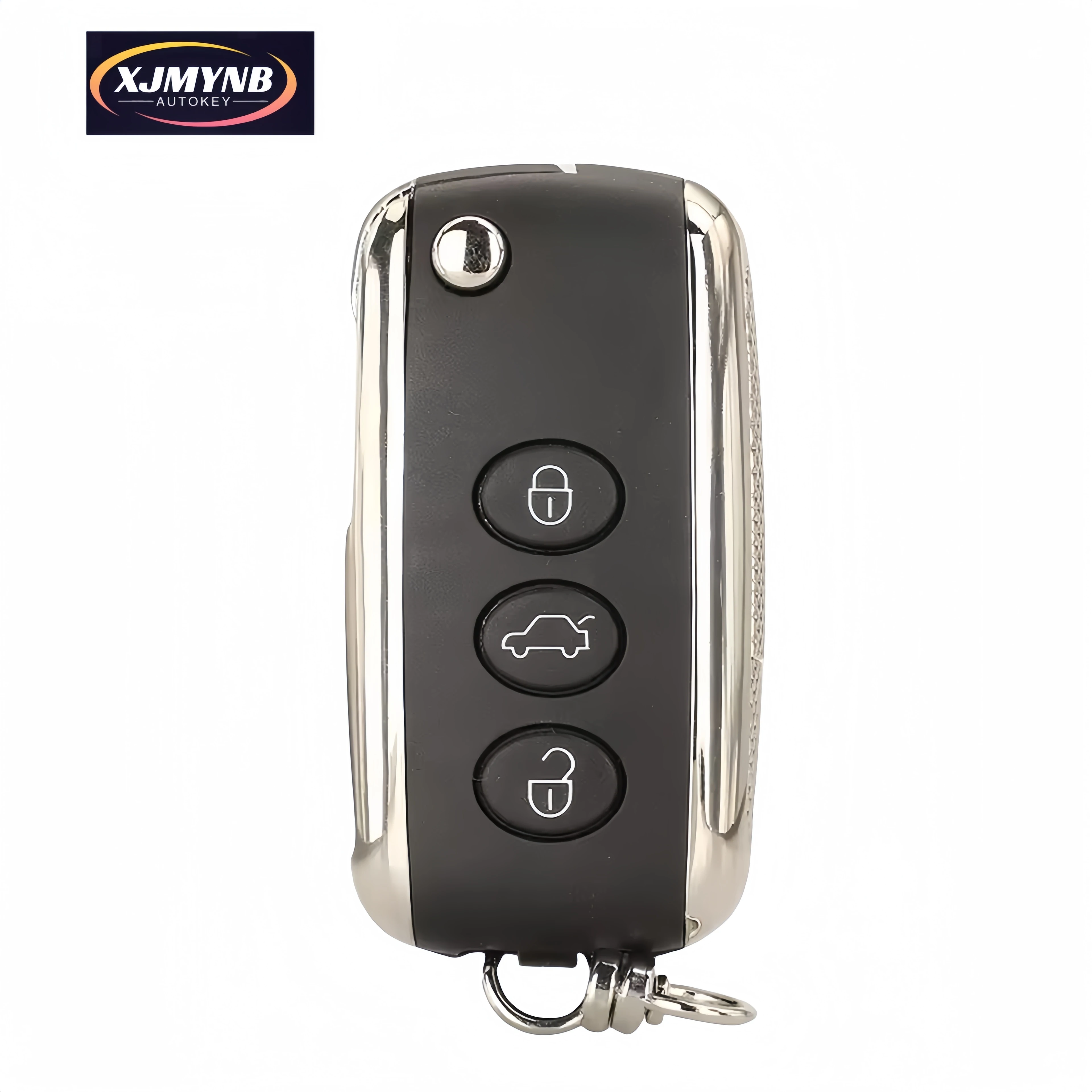 XJMYNB Keyless Go Flip Smart Car Key For Bentley Continental GT Flying Spur 3 Buttons 315/433MHz PCF7945/46 Chip KR55WK45032