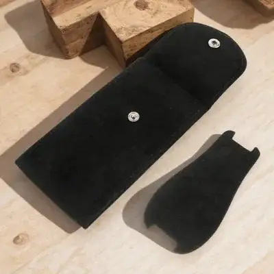 

Watch Pouch Storage Bag Travel Organizer Portable Smart Watch Case Snap Closure Built-In Pad Gift For Family Friends