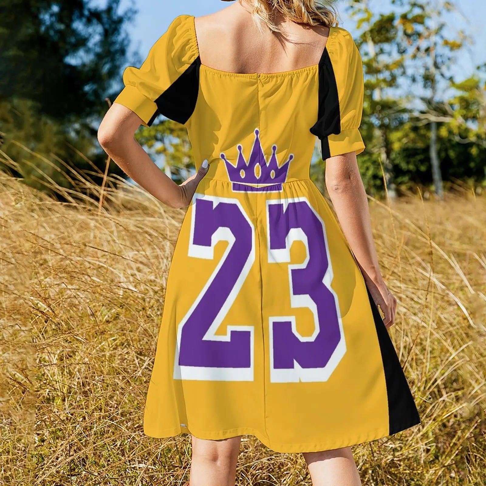 LeBron King 23 Home Abito a maniche corte Abiti eleganti abiti da ballo