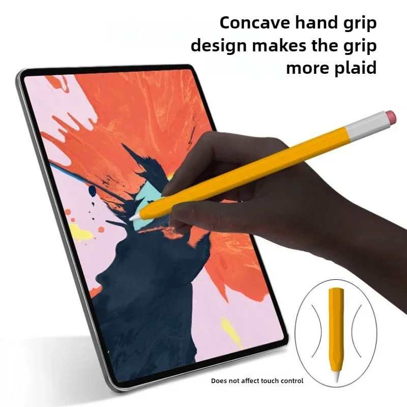 Fanny Cute Soft Silicone Protective Case for Apple Pencil 2nd/4th Generation - Compatible with iPad Stylus Touch Pen