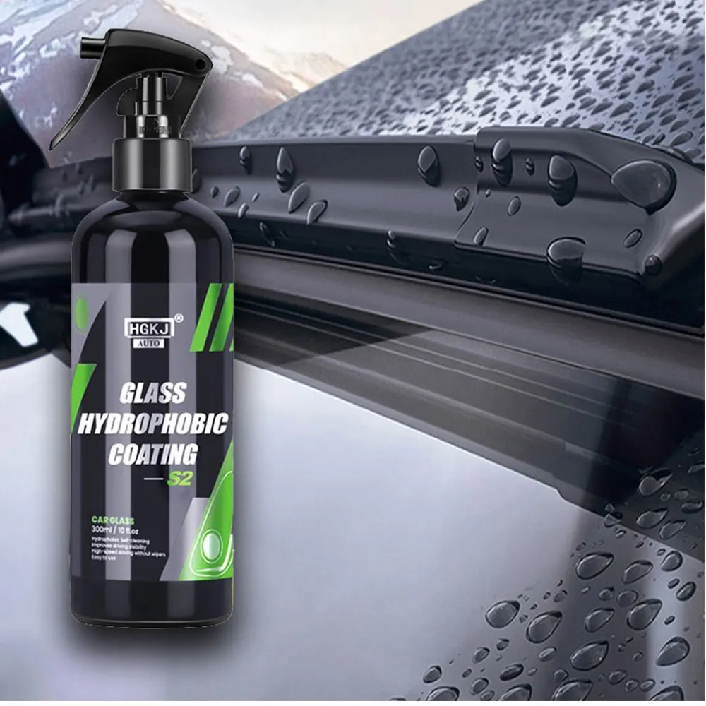 S2 Water Repellent Spray Hydrophobic Anti-Rain Coating for Car Glass Windshield Mirror Mask Powerful Auto Protection