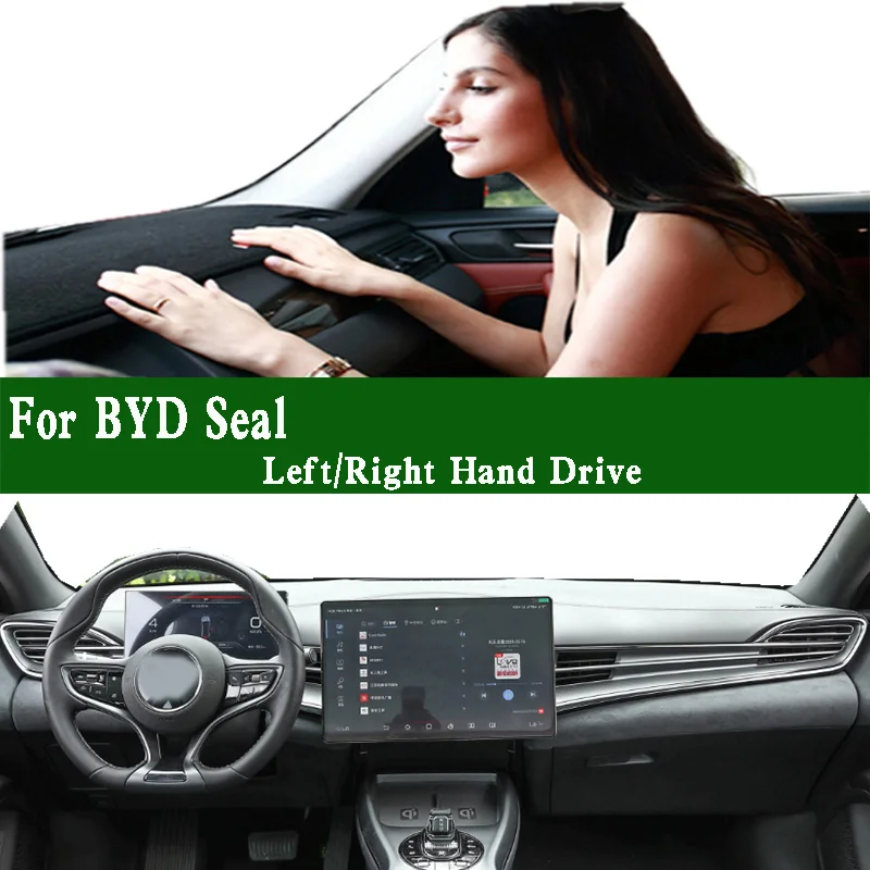 

For BYD Seal Atto 4 EV Dashmat Dashboard Cover Instrument Panel Sunscreen Protective Pad Dash Mat Anti-Dirt Ornaments