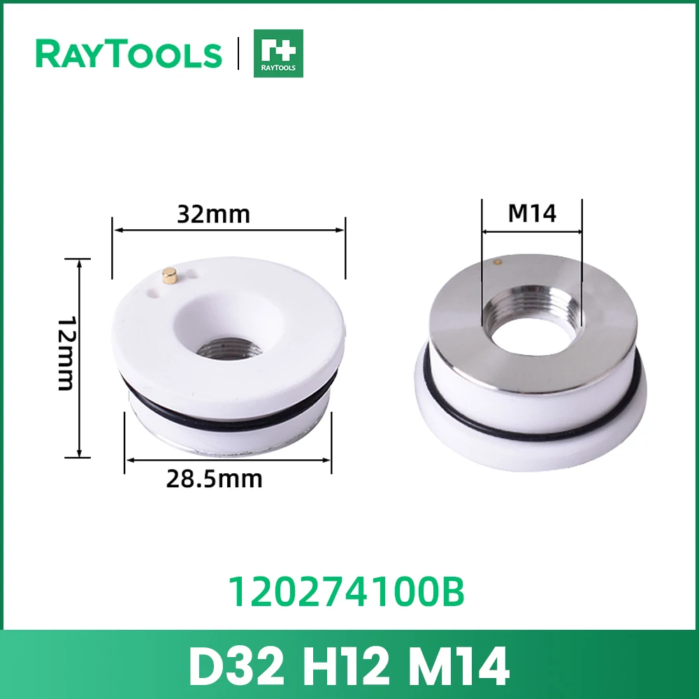 Original Raytools Laser Ceramic Body Nozzles Holder D28 M11 D32 M14 D19.5 M8 for Raytools BM110 BT240S Laser Cutting Head